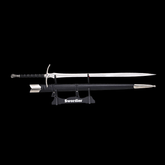 SWM-1040 Swordier Glamdring Replica Sword – Functional Lord of the Rings Sword | Spring Steel, Battle Ready, Sharpened Blade